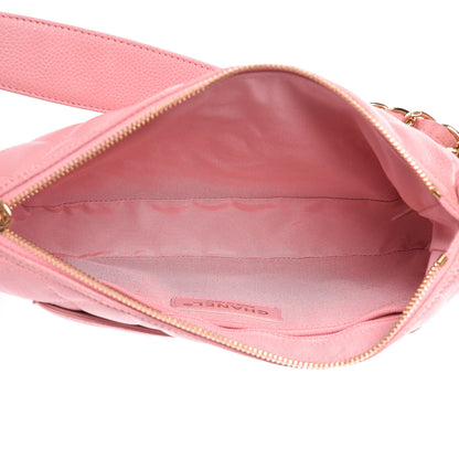 Chanel Caviar Quilted Pochette Pink 5 of 23
