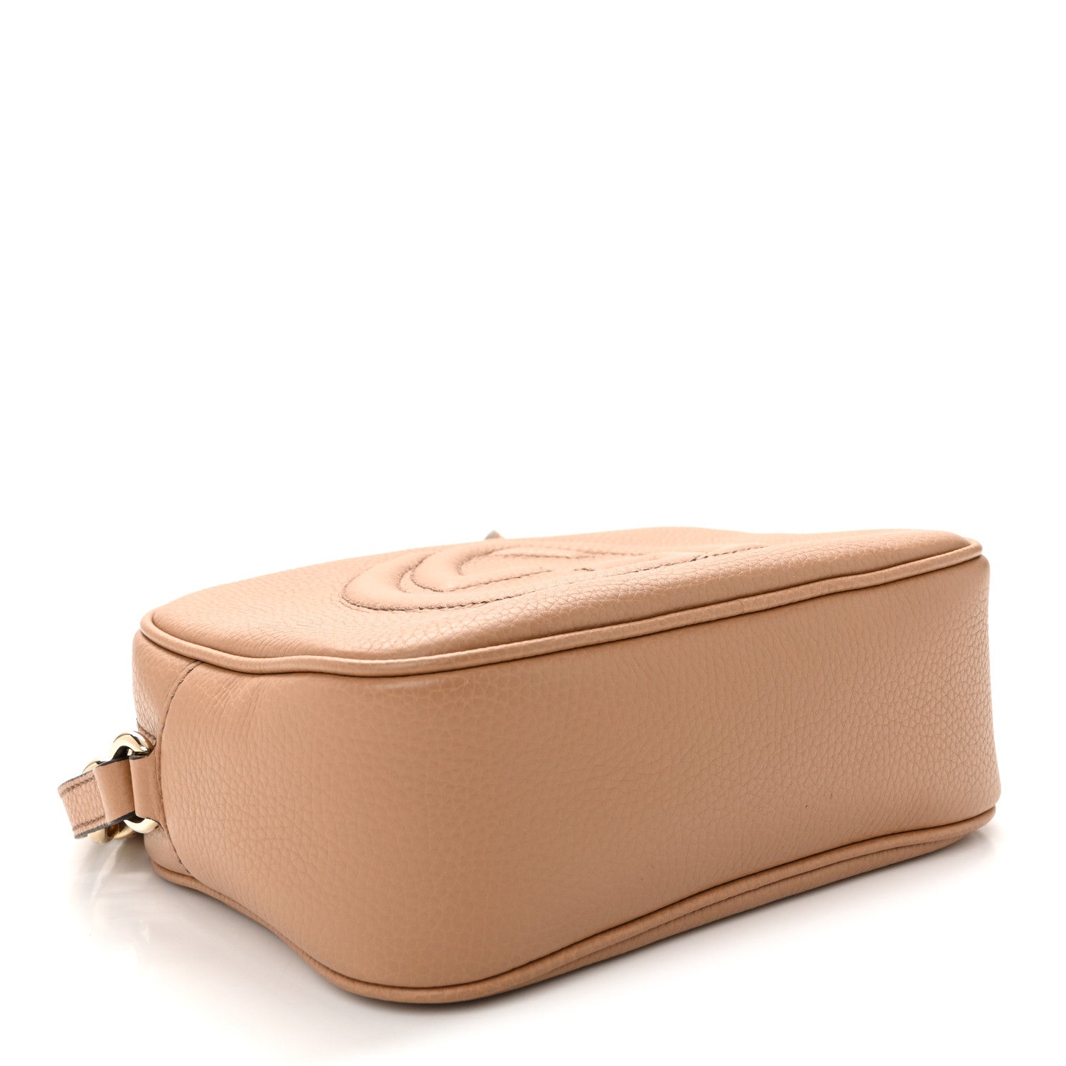 Gucci Pebbled Calfskin Small Soho Disco Bag Camelia 4 of 10