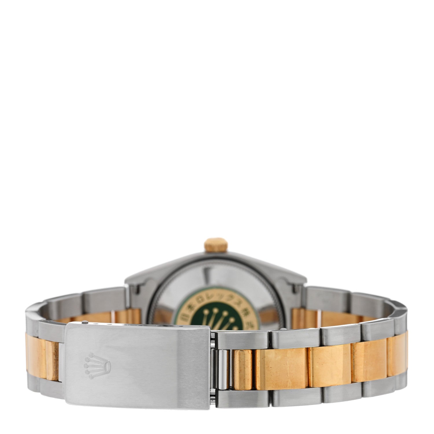 Rolex Stainless Steel 18K Yellow Gold 31mm Oyster Perpetual Watch Silver 77483 3 of 5