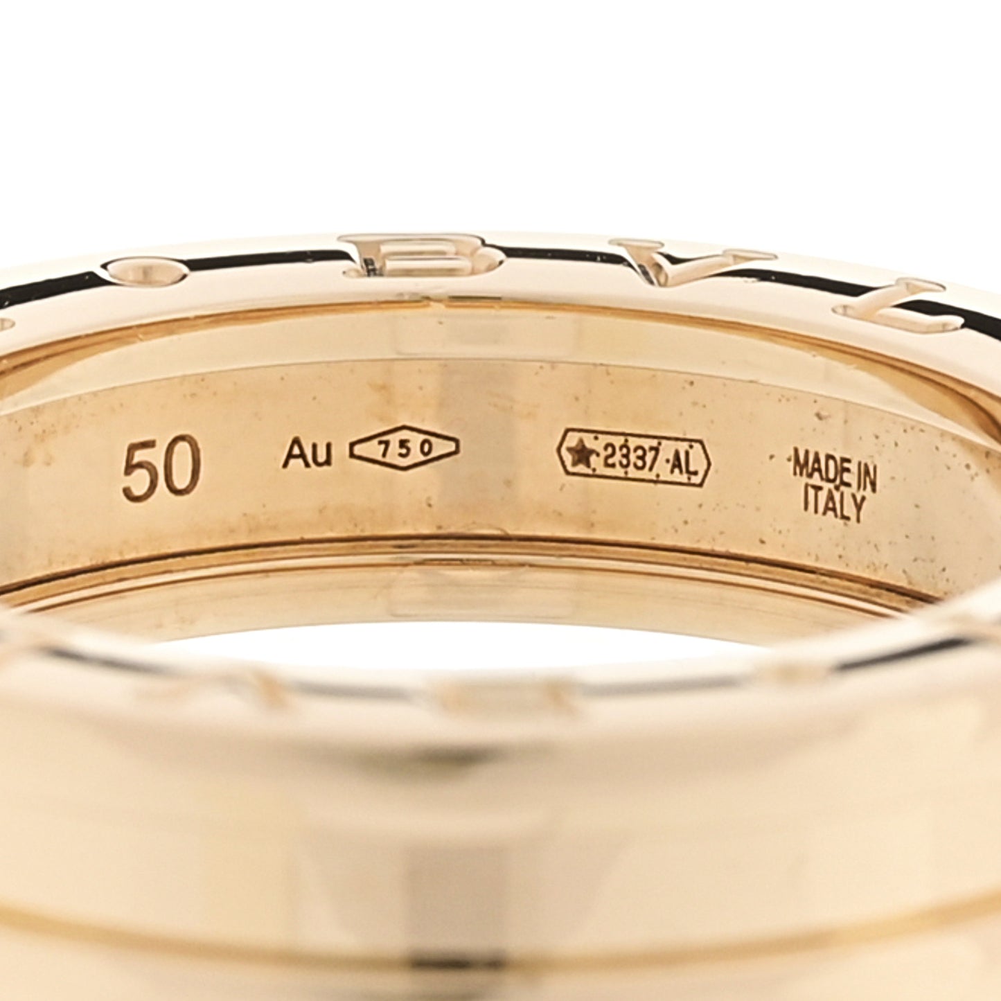 18K Yellow Gold B.Zero1 One-Band Ring 50 5.25 50/5.25
