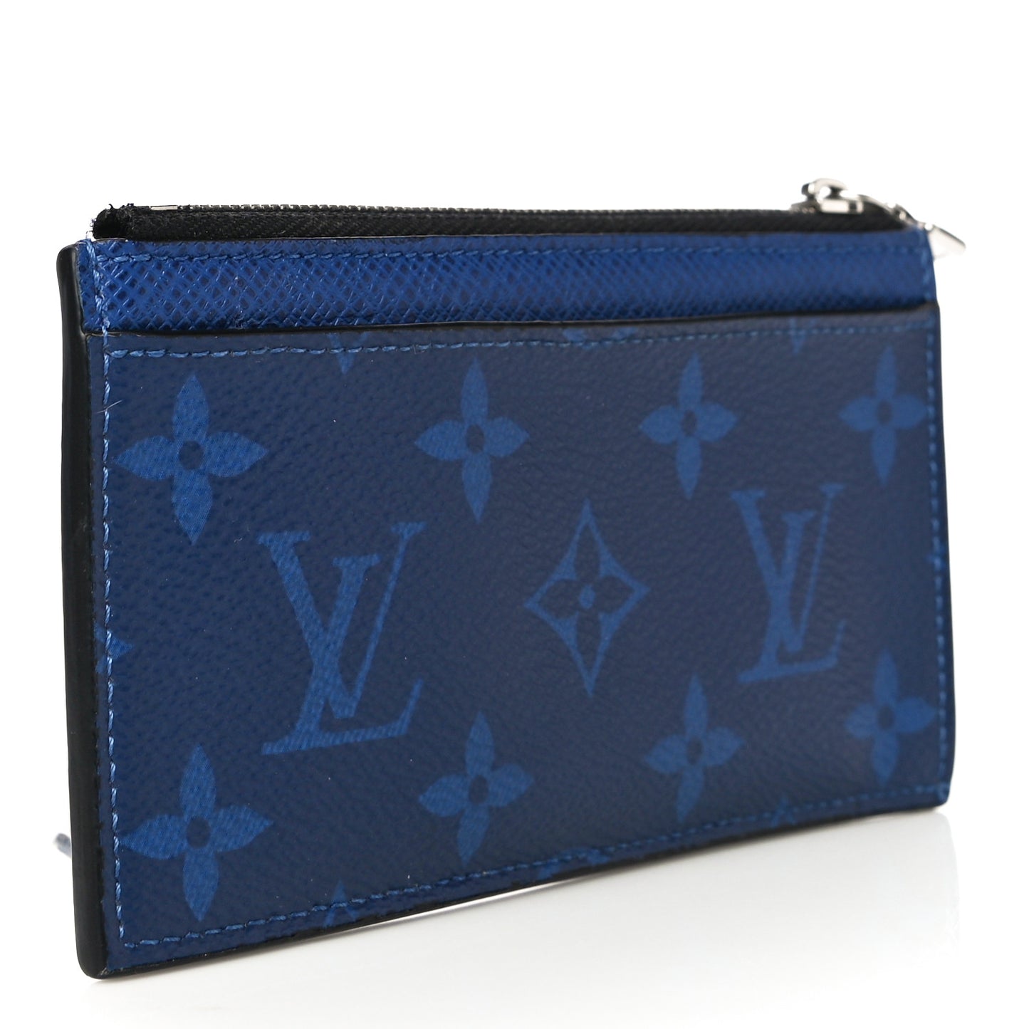 Monogram Taiga Coin Card Holder Cobalt