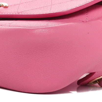 Chanel Goatksin Quilted Casual Trip Waist Bag Pink 10 of 10