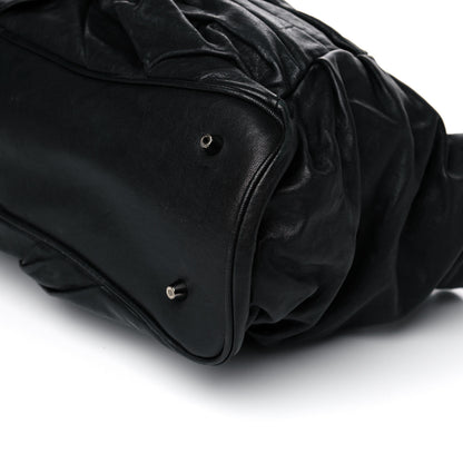 Burberry Lambskin Maggie Soft Knot Hobo Black 10 of 17