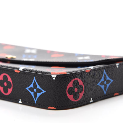 Louis Vuitton Game On Felicie Chain Wallet Black 7 of 12