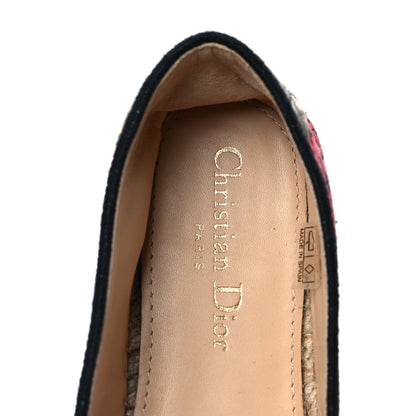 Christian Dior Embroidered Mille Fleurs Granville Espadrille 37 Multicolor 7 of 8