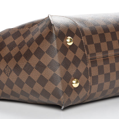 Louis Vuitton Damier Ebene Caissa Hobo Rose Ballerine 12 of 13