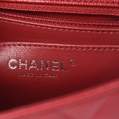 Chanel Caviar Quilted Mini Rectangular Flap Red 6 of 10