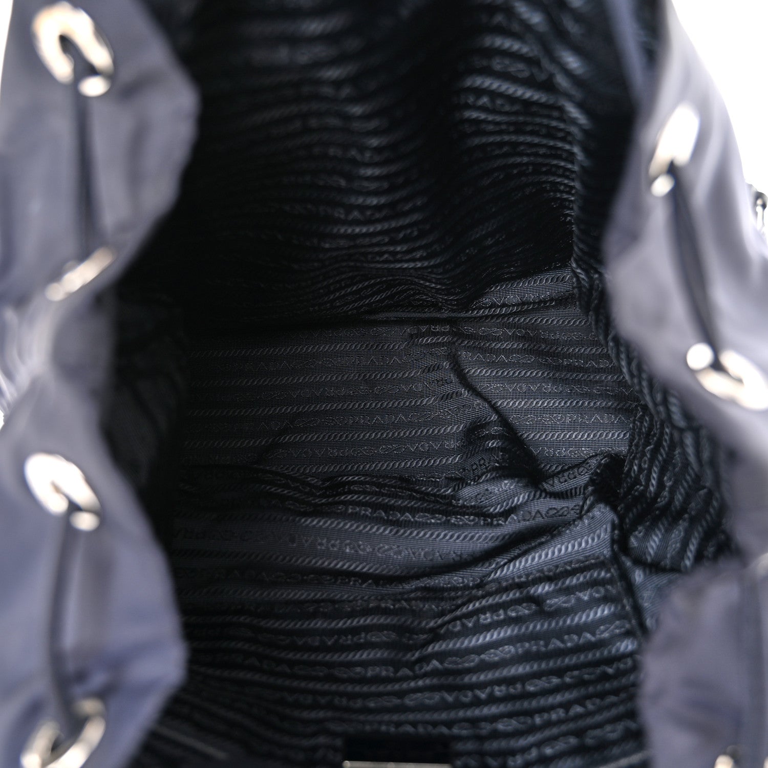 Prada Nylon Vela Large Backpack Navy 5 of 13
