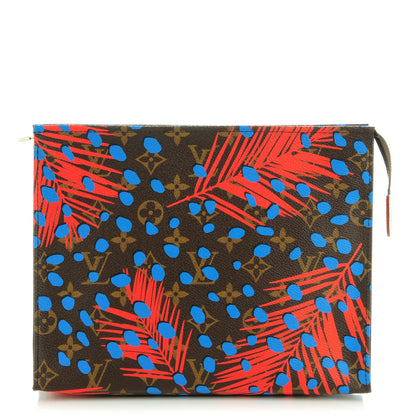 Louis Vuitton Monogram Jungle Dots Toiletry Pouch 26 Coquelicot Denim 1 of 7