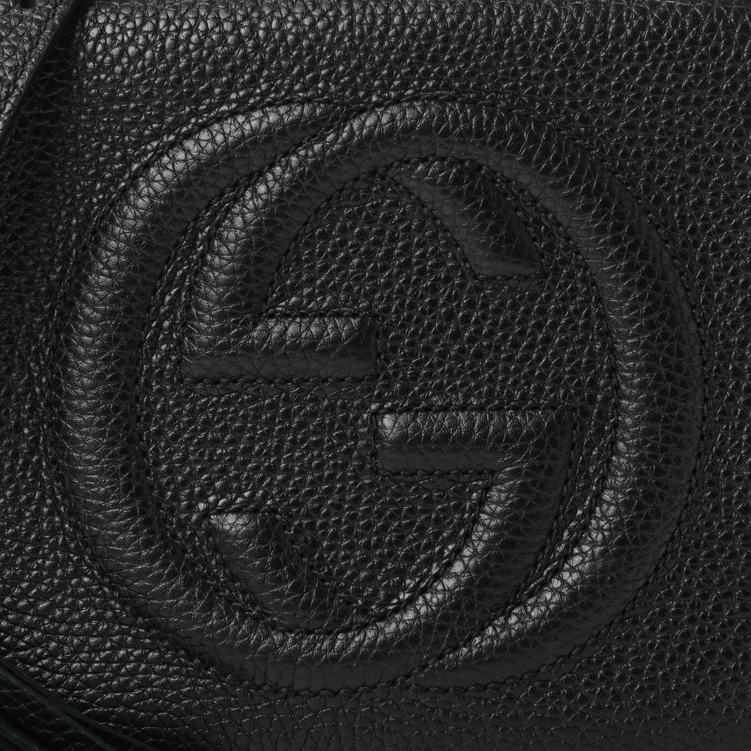 Gucci Pebbled Calfskin Small Soho Disco Bag Black 8 of 10
