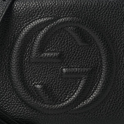 Gucci Pebbled Calfskin Small Soho Disco Bag Black 8 of 10