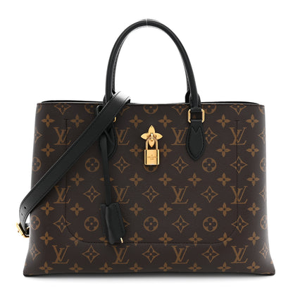 Louis Vuitton Monogram Flower Tote Black 1 of 11