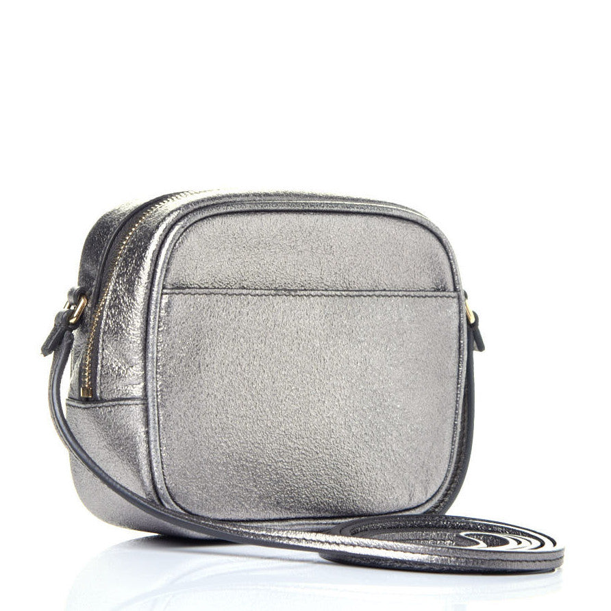 Saint Laurent Metallic Calfskin Monogram Blogger Bag Lapis 3 of 9