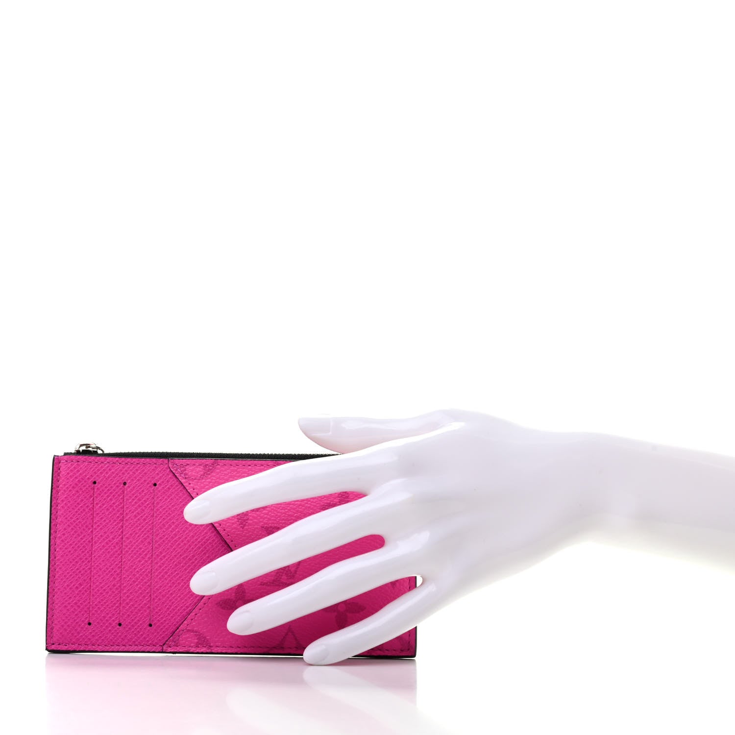 Louis Vuitton Taigarama Coin Card Holder Fuchsia 2 of 7