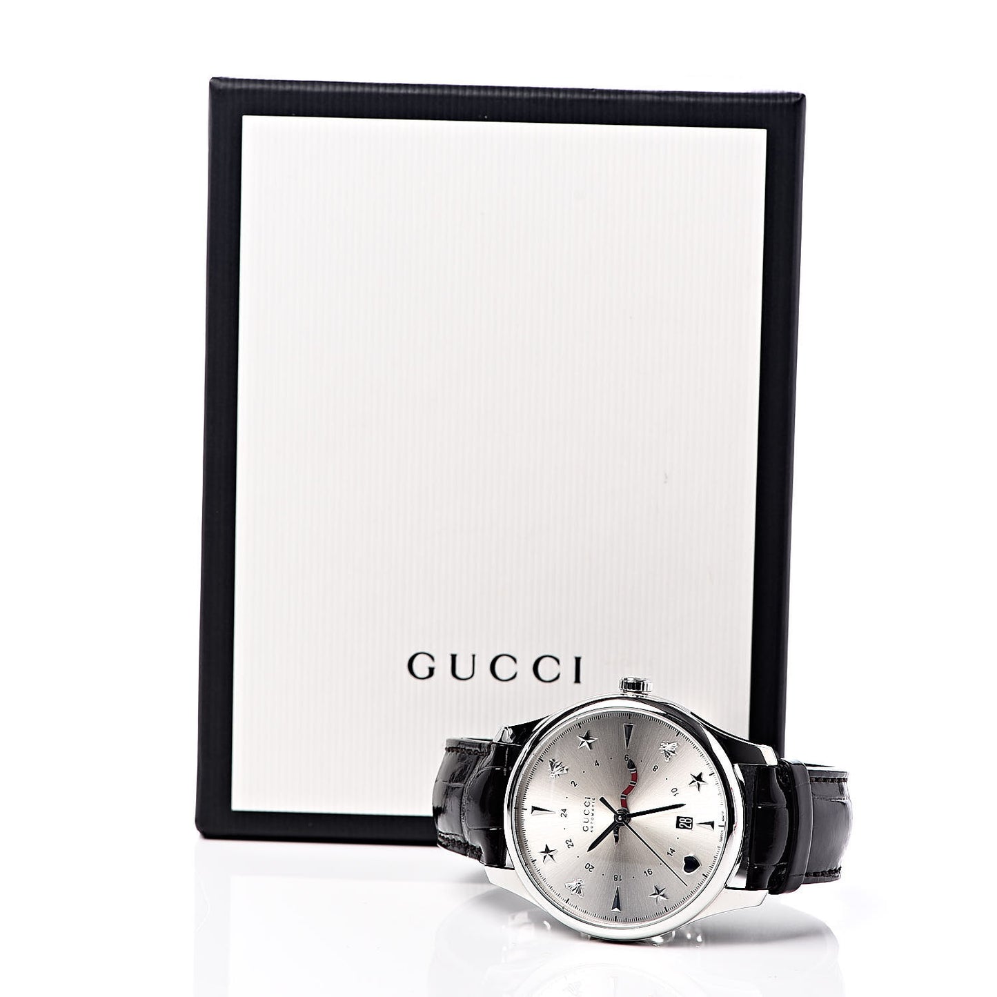 Stainless Steel Alligator 40mm G-Timeless Snake Hand Automatic Watch