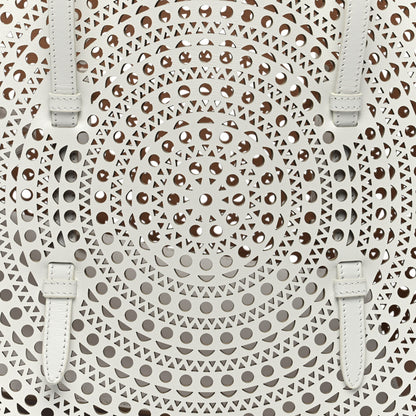 Alaia Calfskin Vienne Mina 32 Bag White 8 of 10