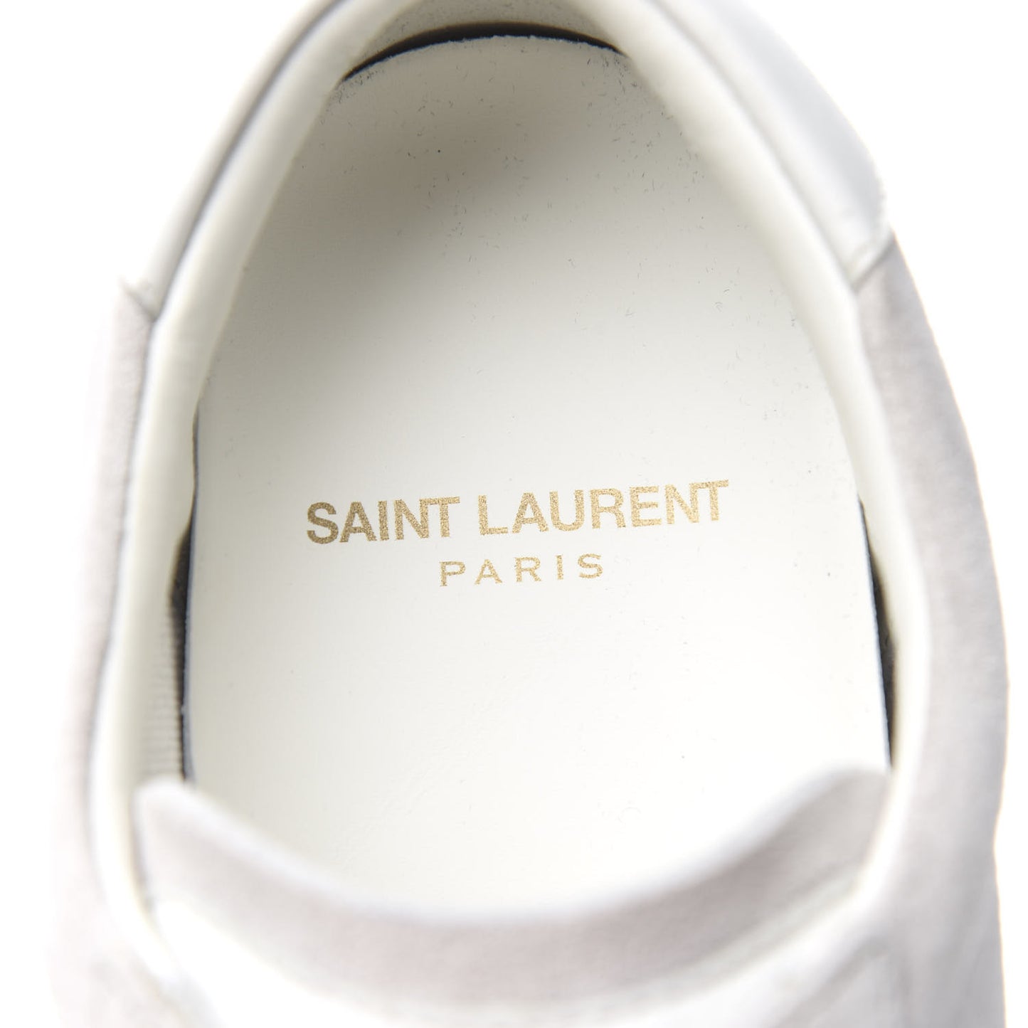 Distressed Suede Court Classic Sneakers 35 White Pink