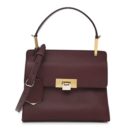 Balenciaga Calfskin Le Dix Cartable S Bag Aubergine 1 of 11