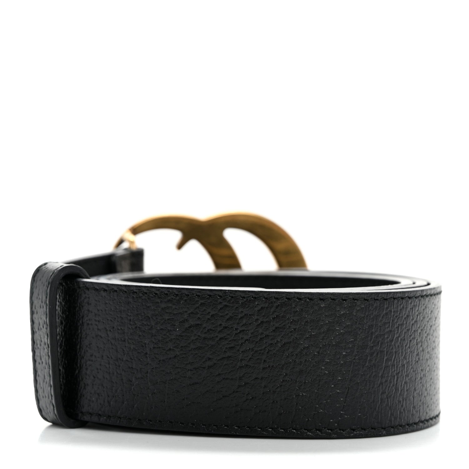 Gucci Textured Calfskin Double G 40mm Belt 90 36 Black 2 of 8