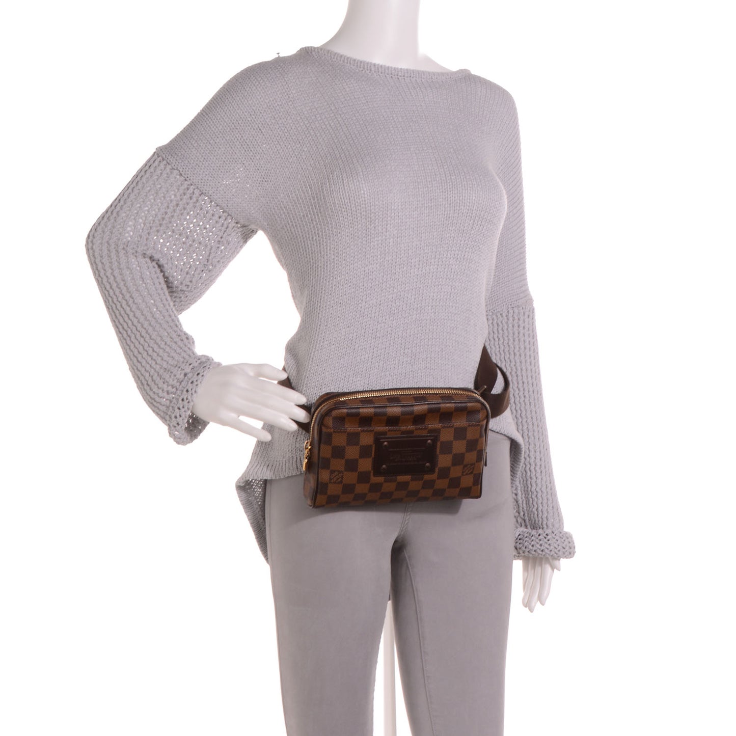 Damier Ebene Brooklyn Bum Bag