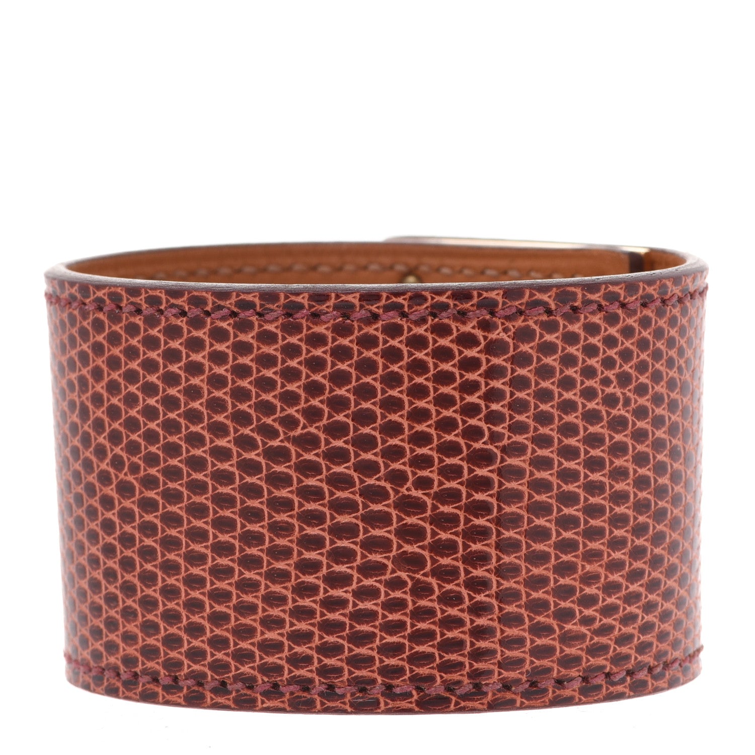 Hermes Lizard Kelly Dog Cuff T1 Etrusque 3 of 7