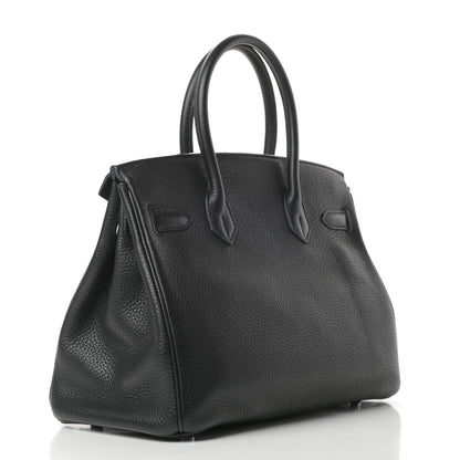 Hermes Taurillon Clemence Birkin 30 Black 3 of 10