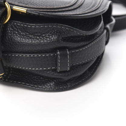 Chloe Calfskin Mini Marcie Round Crossbody Bag Black 7 of 8