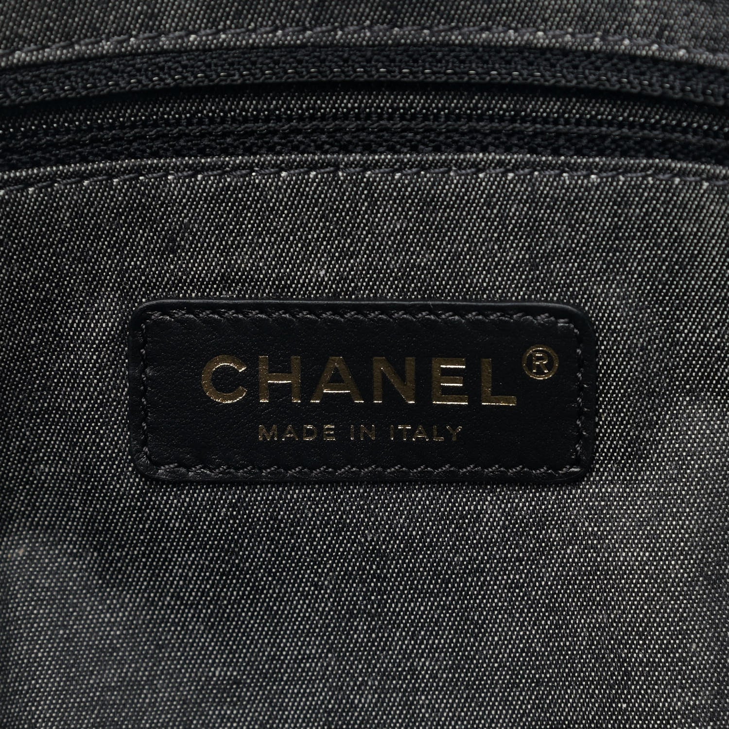 Chanel Straw Raffia Calfskin Chain Small Deauville Tote Black 5 of 8