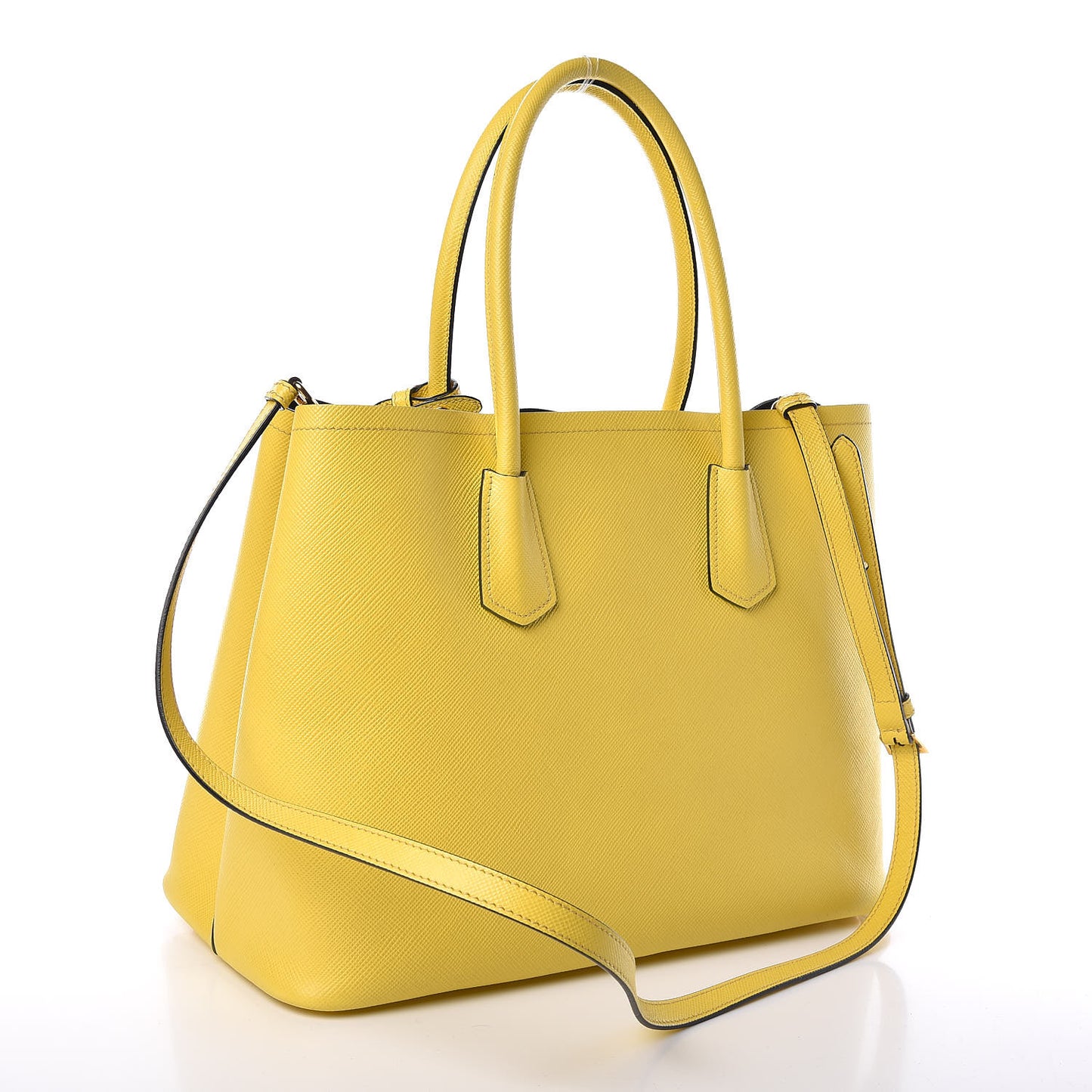 Saffiano Cuir Large Double Bag Girasole