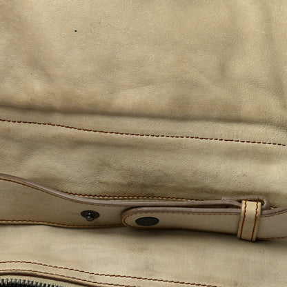 Christian Dior Calfskin Medium Gaucho Double Saddle Bag Ivory 14 of 15
