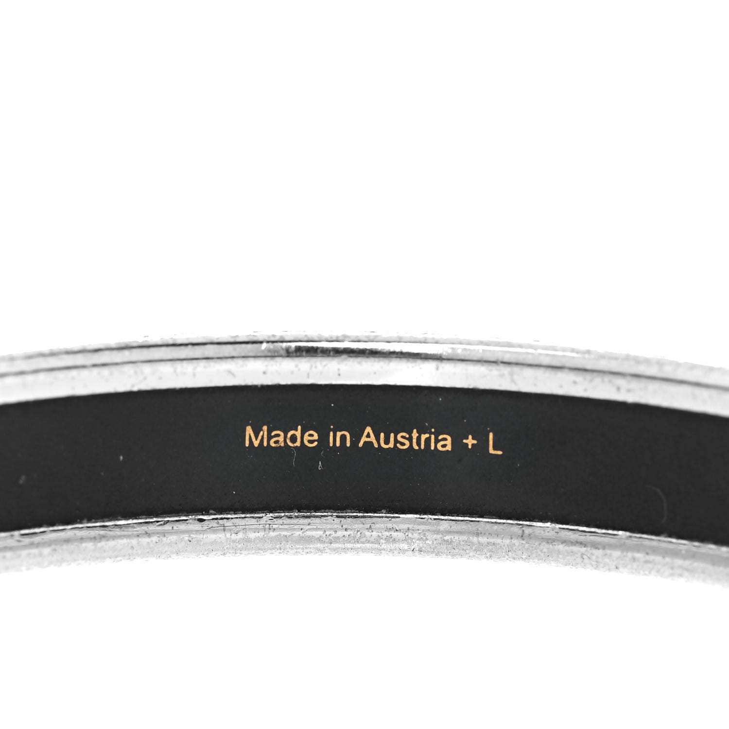 Hermes Enamel Printed Narrow Bracelet 70 6 of 6