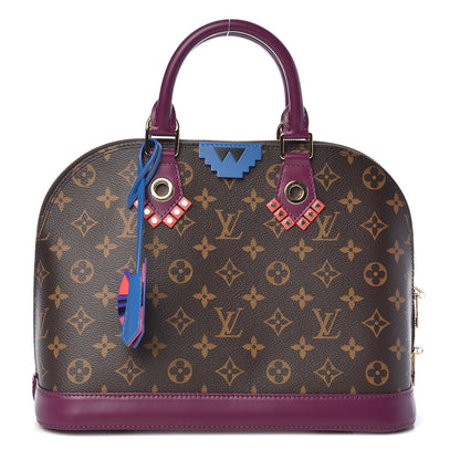 Louis Vuitton Monogram Totem Alma PM Magenta 1 of 9