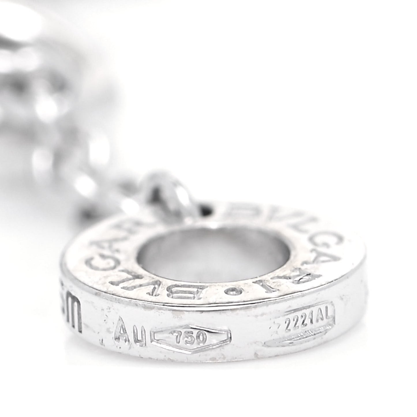 18K White Gold Diamond B.Zero1 Bracelet SM
