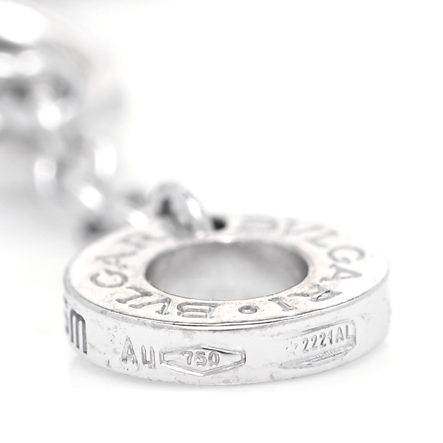 Bulgari 18K White Gold Diamond B.Zero1 Bracelet SM 6 of 6