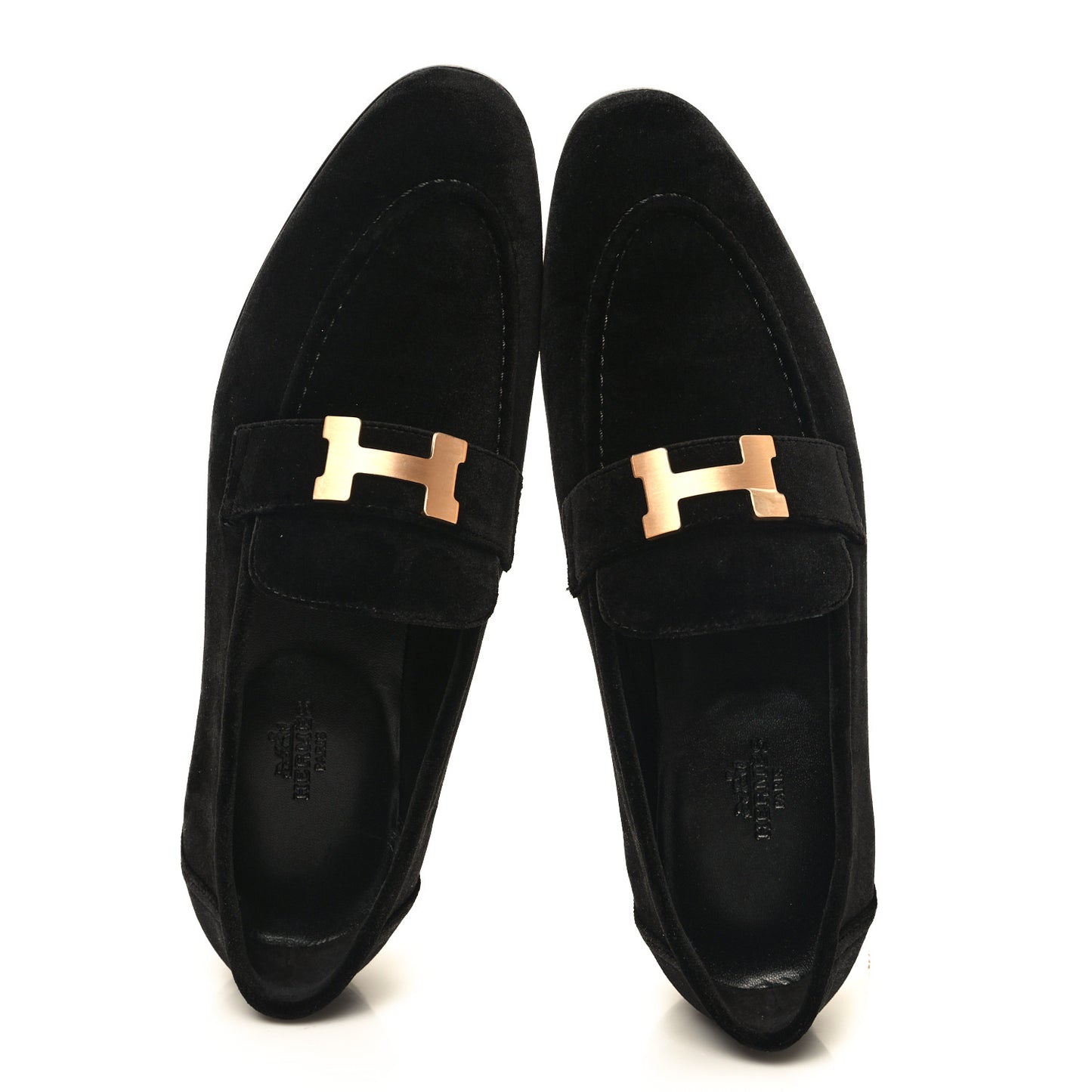 Velvet Womens Paris Loafers 39 Black