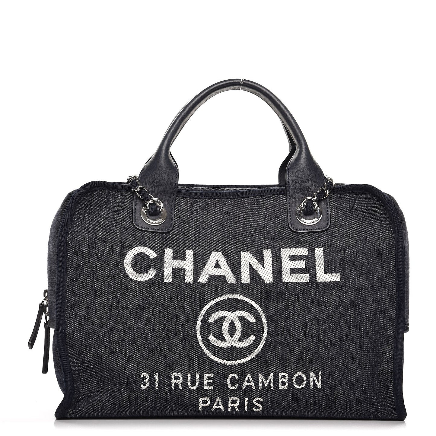 Denim Deauville Bowling Bag Dark Blue
