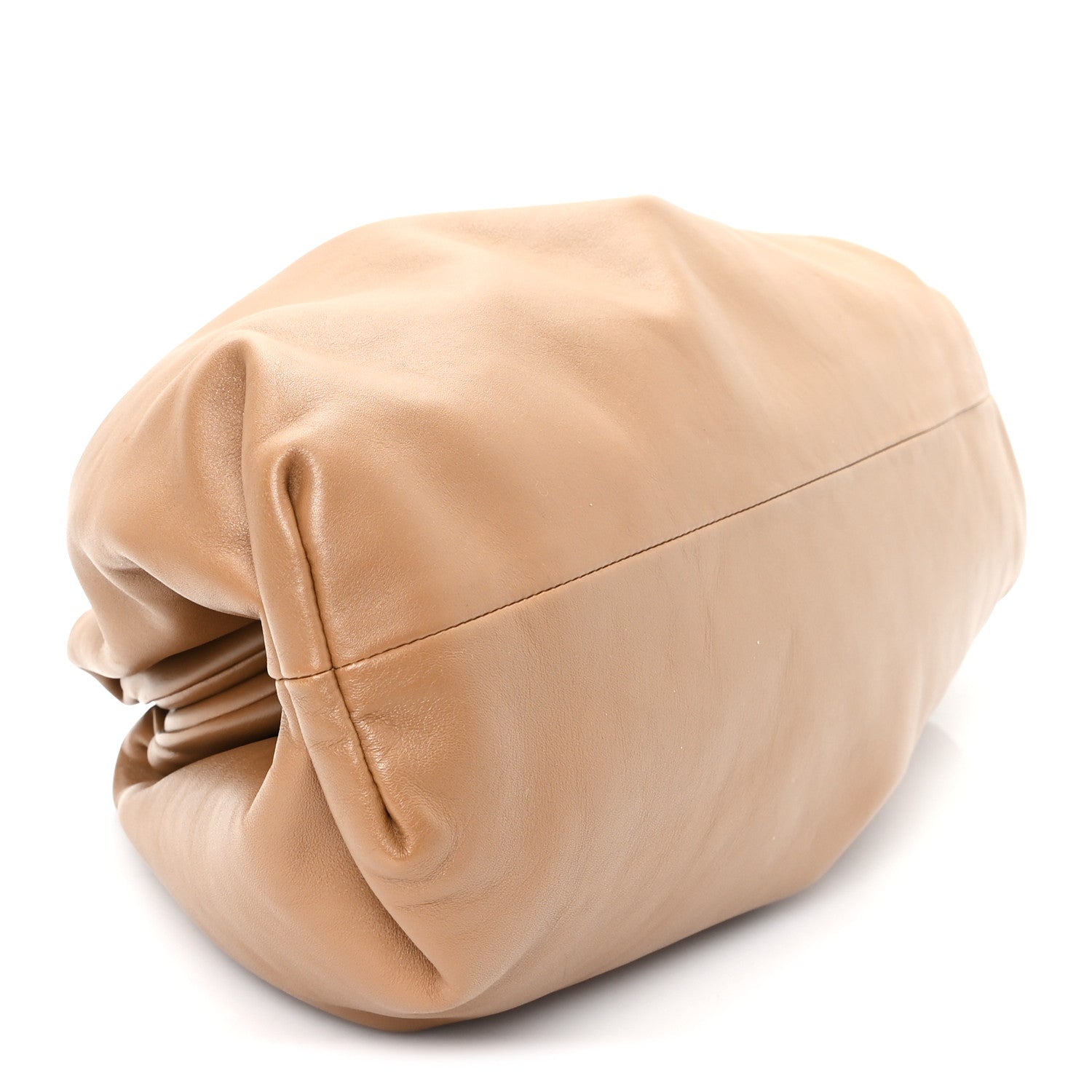 Bottega Veneta Smooth Butter Calf The Pouch Oversized Clutch Cammello 4 of 7