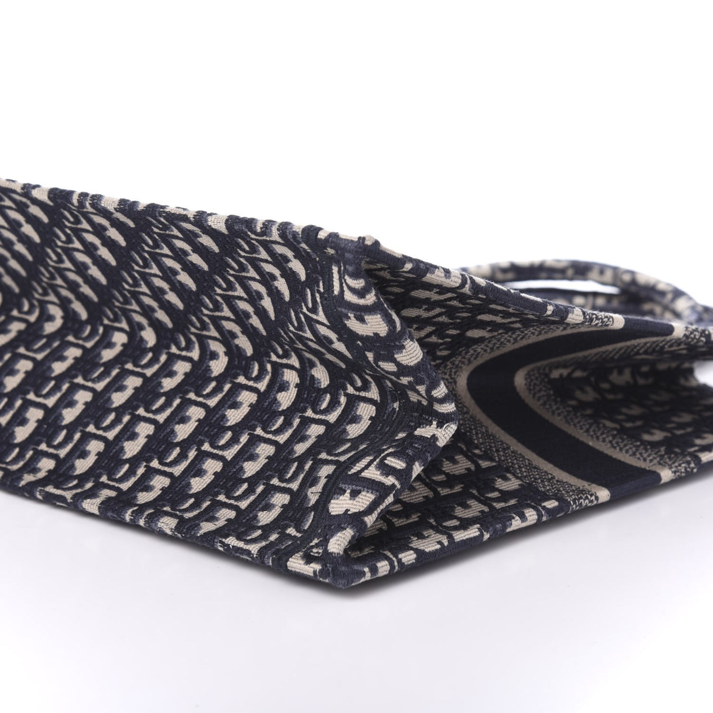 Oblique Book Tote Blue Multicolor