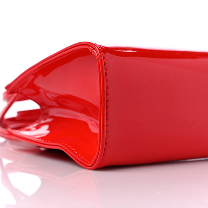 Telfar Patent Vegan Leather Small Shopping Bag Red 7 of 8