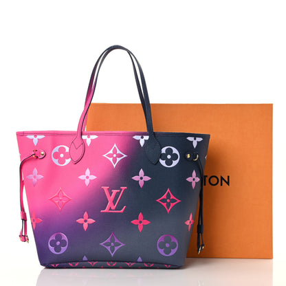 Louis Vuitton Monogram Giant Spring In The City Neverfull MM Midnight Fuchsia 10 of 10