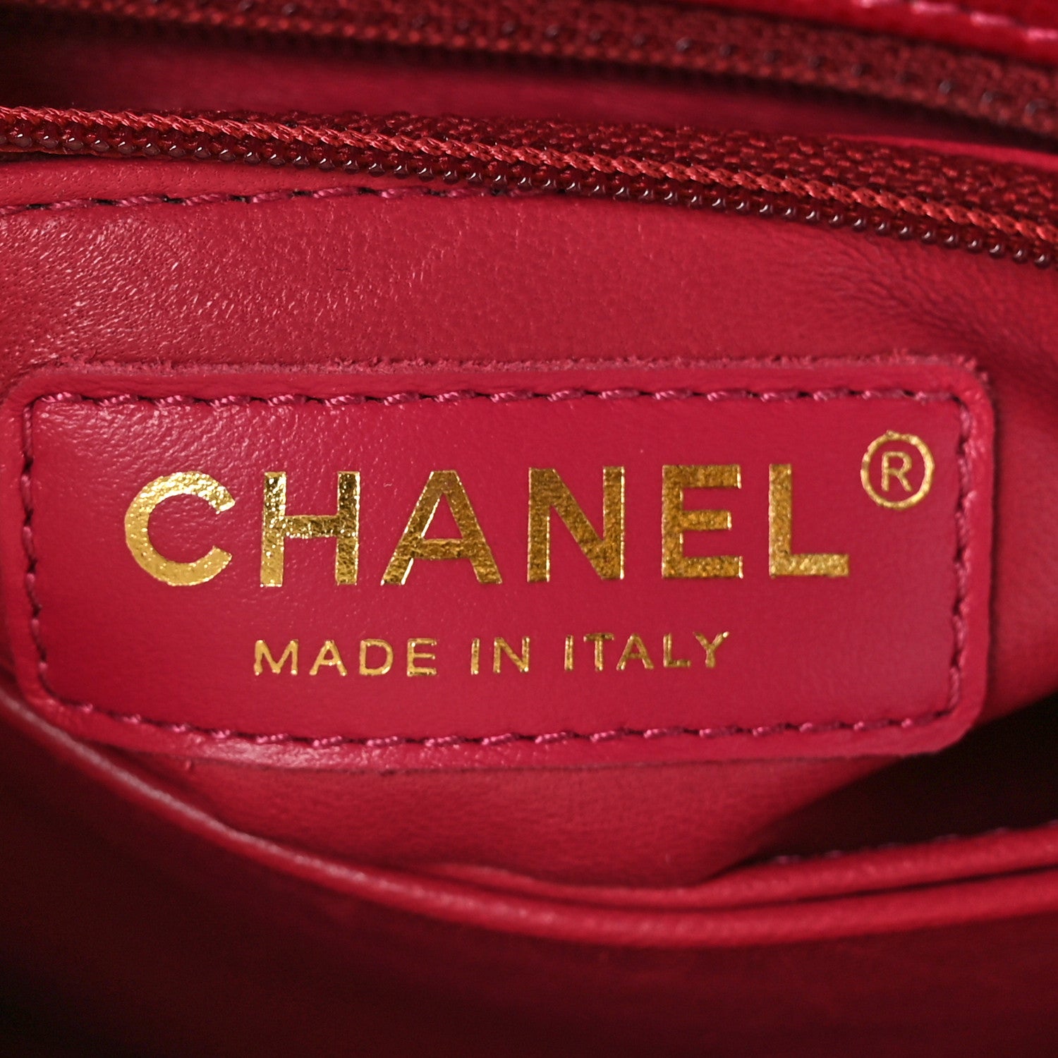 Chanel Caviar Quilted Mini Coco Handle Flap Red 6 of 11