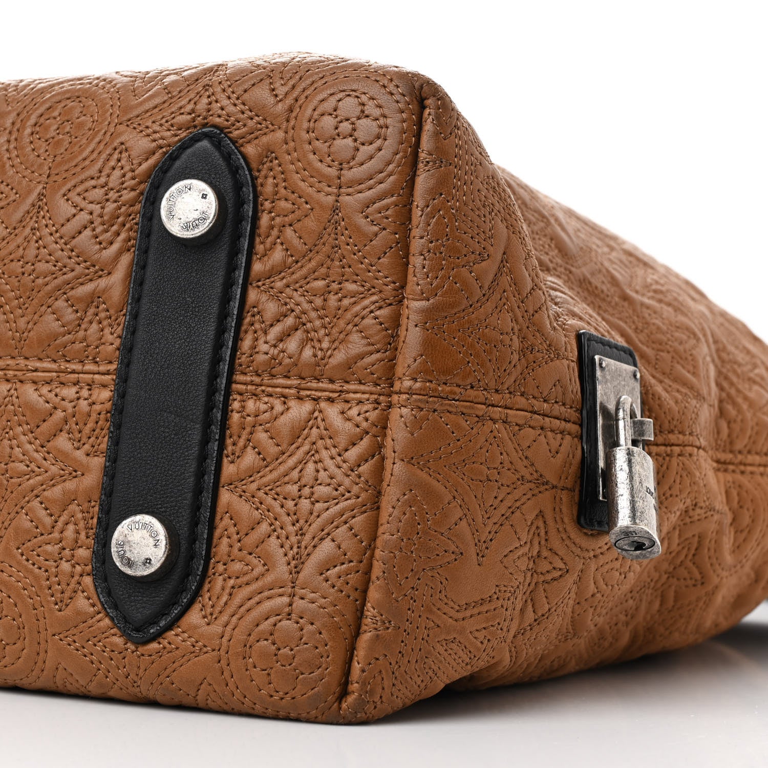 Louis Vuitton Monogram Lambskin Antheia Hobo PM Caramel 8 of 9