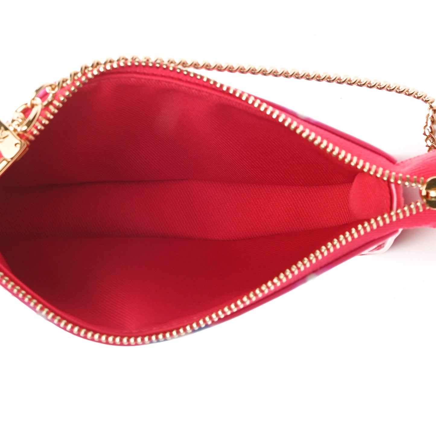 Vernis Valentine Mini Pochette Accessories Fuchsia Neon