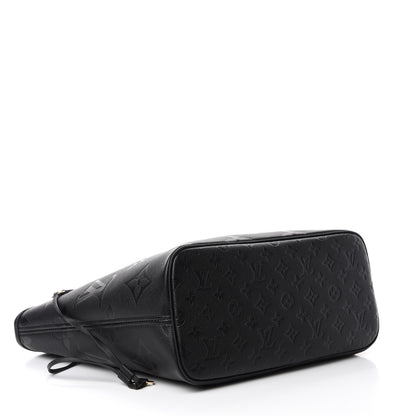 Louis Vuitton Empreinte Monogram Giant Neverfull MM Black 4 of 10