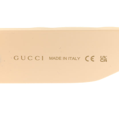 Gucci Acetate GG Butterfly Sunglasses GG0808S Ivory 6 of 8
