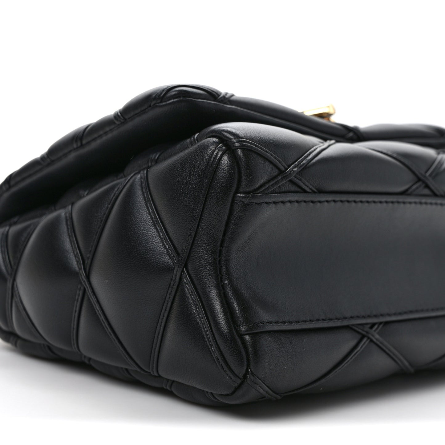 Lambskin Malletage Top Handle GO-14 MM Black