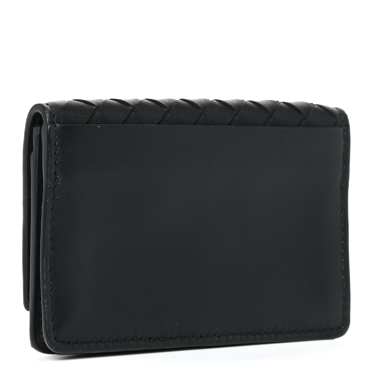 Bottega Veneta Nappa Intrecciato Card Holder Black 3 of 7