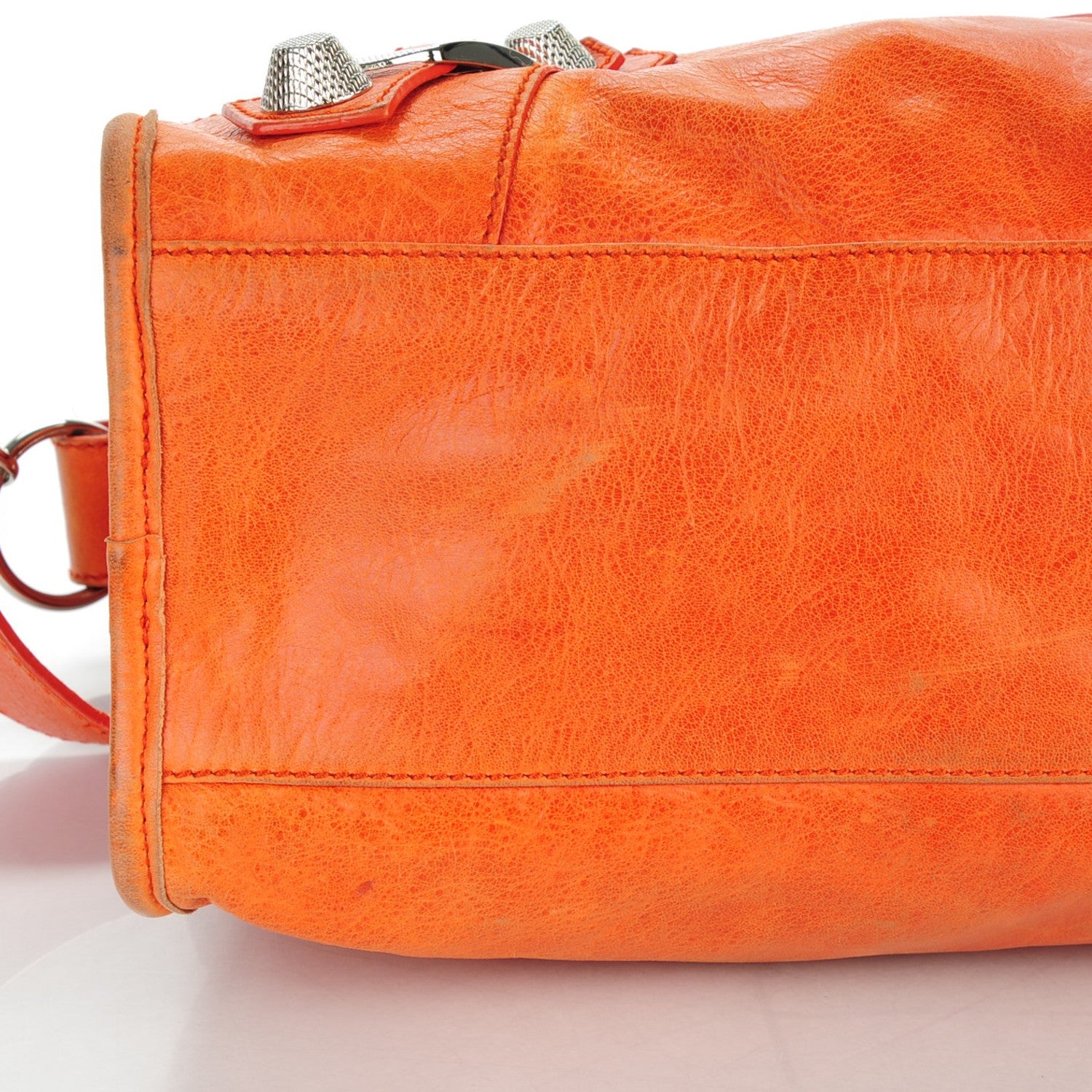 Balenciaga Agneau Giant 21 Silver Hardware City Mandarine 8 of 13