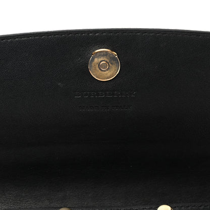Burberry Calfskin House Check Henley Wallet On Chain Black 6 of 14