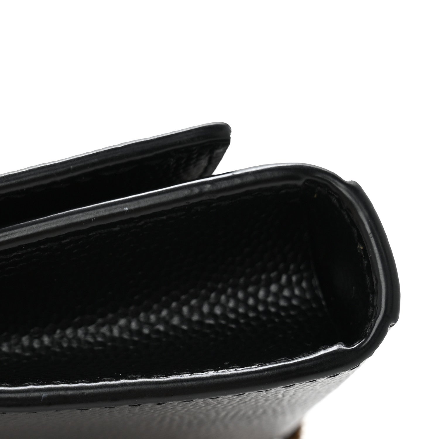 Saint Laurent Grain De Poudre Micro Classic Monogram Kate Tassel Airpods Bag Black 9 of 10